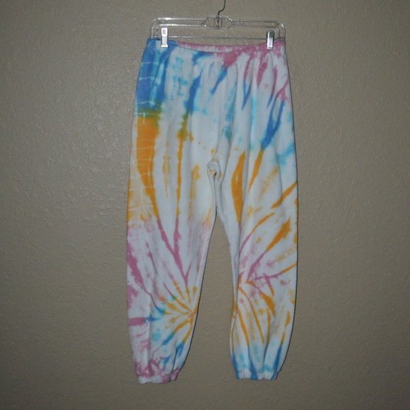 NWT $188 Sz M SPRWMN Tie Dye Cotton Sweatpants - Picture 1 of 5